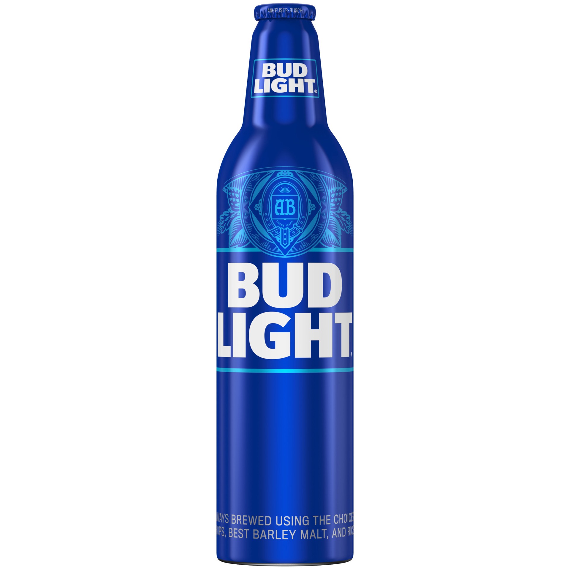 slide 1 of 6, Bud Light Beer 16 fl oz, 4.2% ABV Aluminum Bottle, 16 oz btl