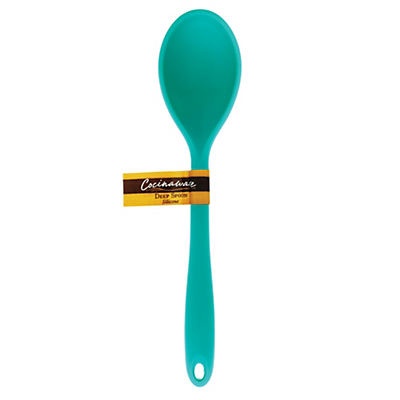 slide 1 of 1, Cocinaware Aqua Deep Silicone Spoon, 1 ct