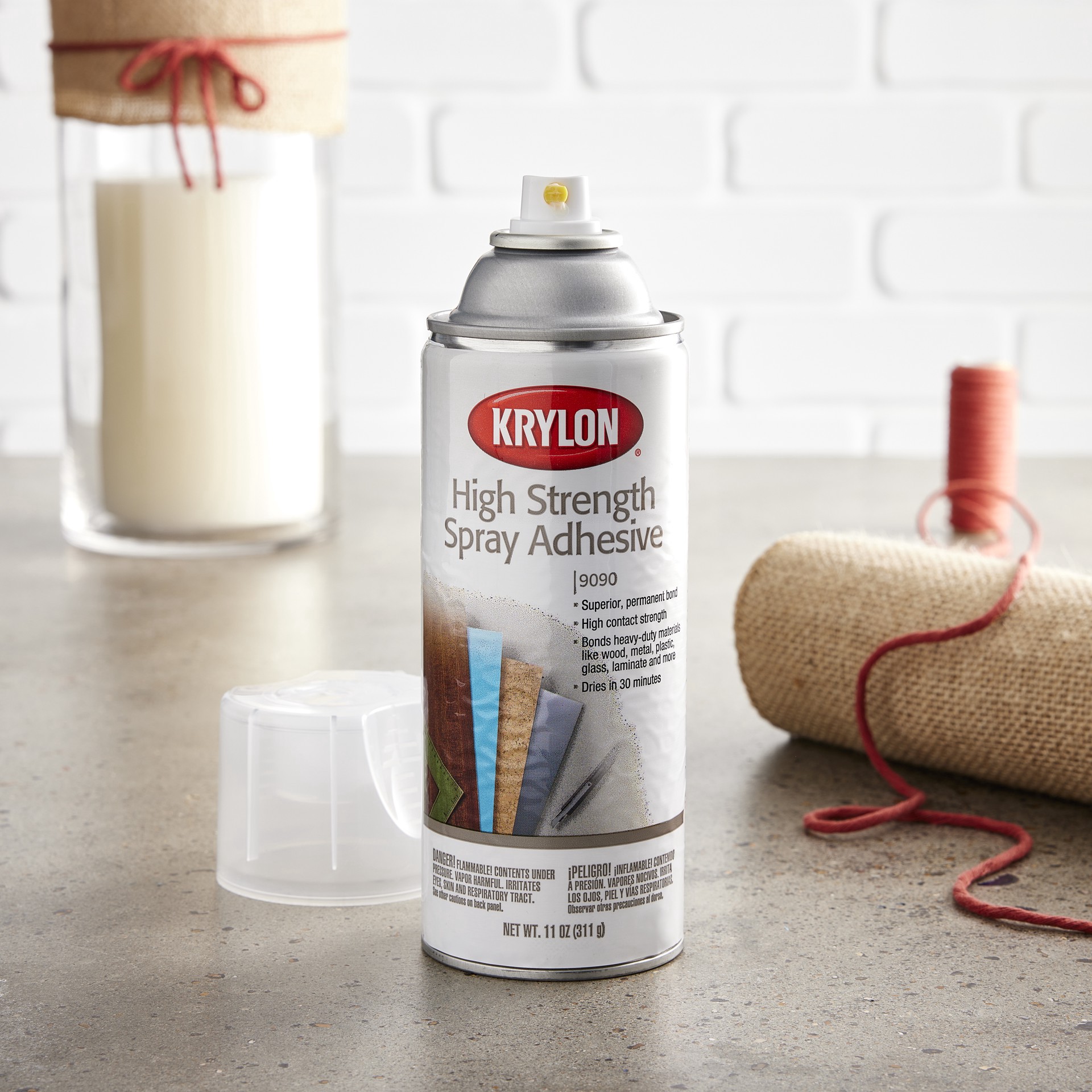 slide 2 of 2, Krylon High Strength Spray Adhesive, 311 gram