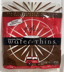 Honey Wafer Baking Company Honey Chocolate Wafer Thins, 3 oz