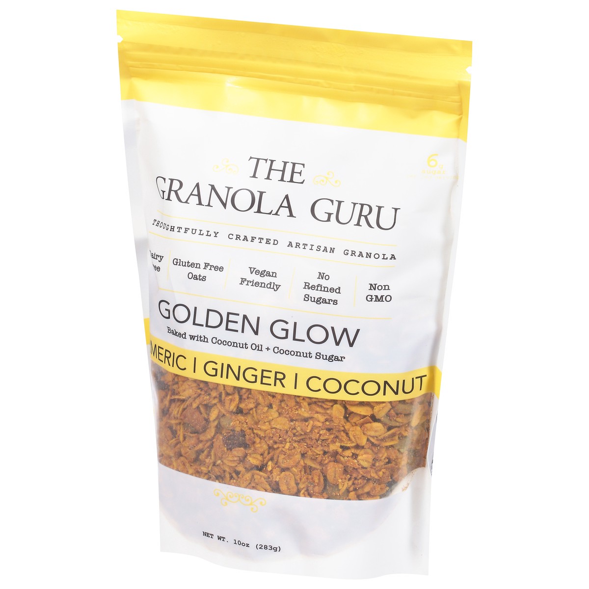 slide 9 of 9, The Granola Guru Golden Glow Turmeric/Ginger/Coconut Granola 10 oz, 10 oz