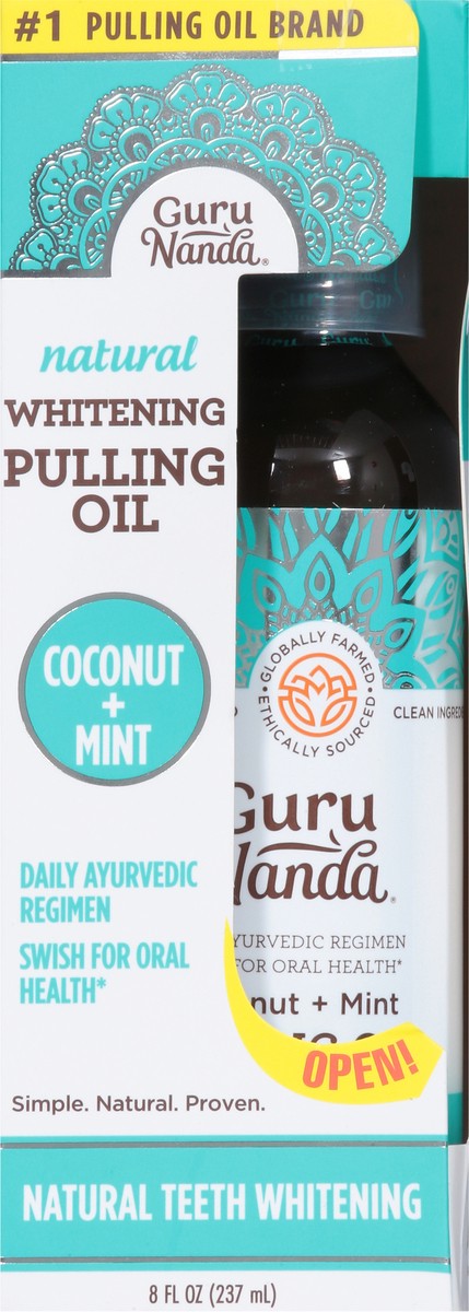 slide 2 of 9, Guru Nanda Natural Oil Pulling Oral Rinse 8 fl oz, 8 fl oz