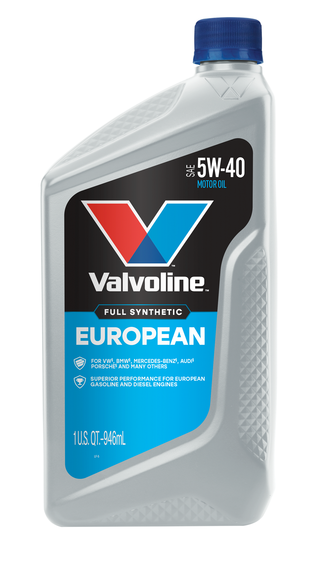 slide 1 of 2, Valvoline European Vehicle Full Synthetic SAE 5W-40 Motor Oil 1 qt, 1 ct