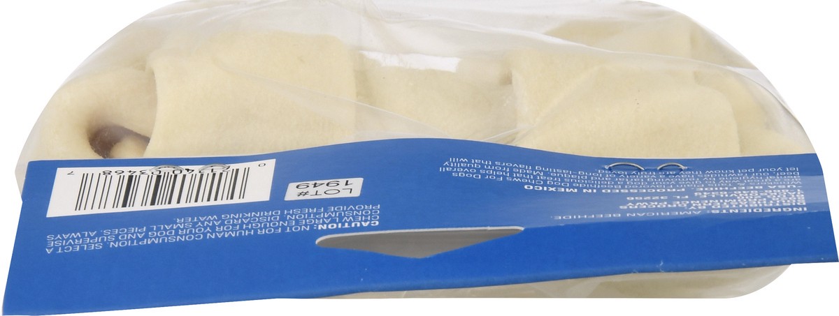 slide 9 of 9, Whiskers & Tails 4 Pack Beefhide Bone Plain flavor Dog Chews 4.0 ea, 4 ct