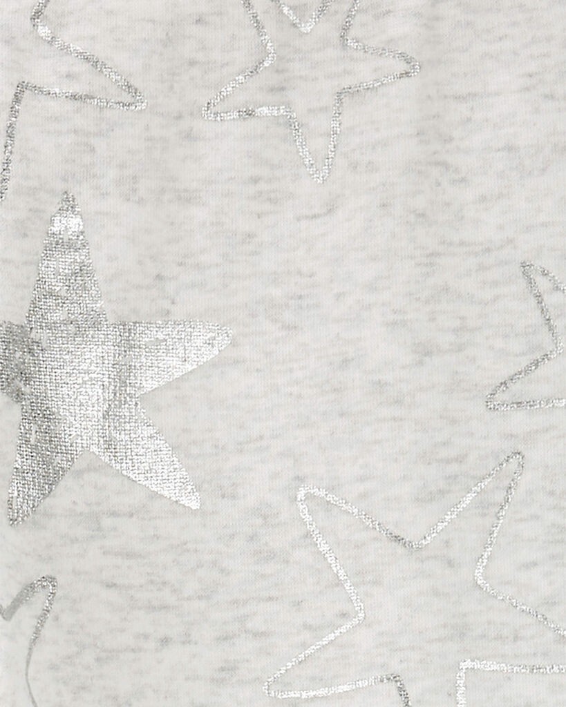 slide 4 of 4, Carter's Star Cozy Fleece Leggings Grey 6-6X, 1 ct
