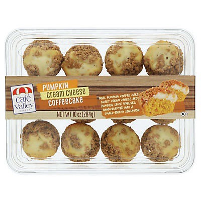 slide 1 of 1, Cafe Valley Coffee Cake Bite Pumpkin Crm Chs, 12 ct