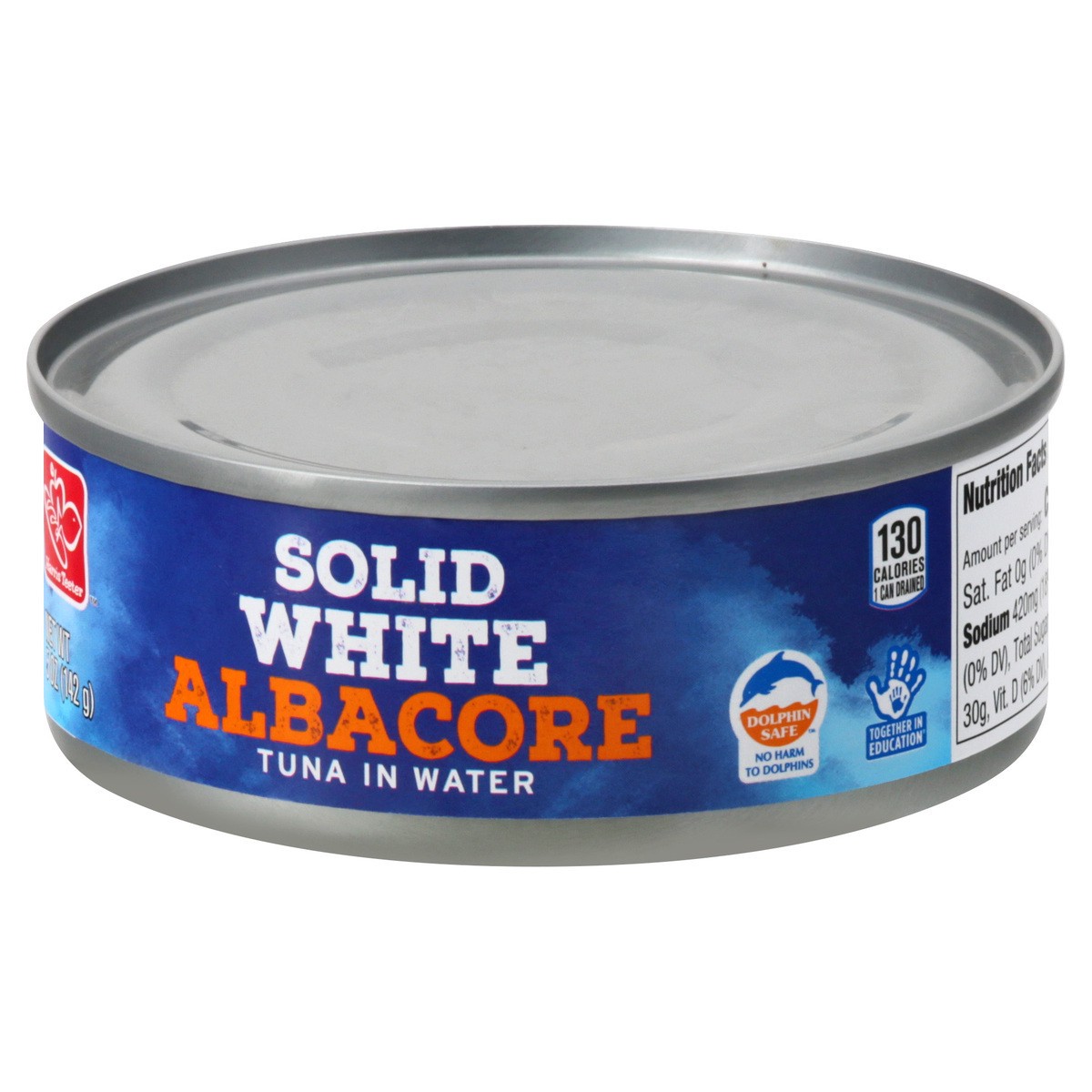 slide 3 of 11, Harris Teeter Tuna - Solid White in Water, 5 oz