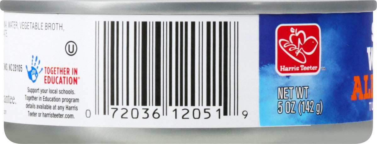 slide 7 of 11, Harris Teeter Tuna - Solid White in Water, 5 oz