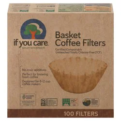 If You Care Basket Coffee Filters - 100 ea