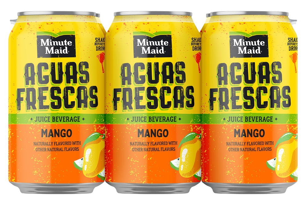 Minute Maid Aguas Frescas Mango Juice Cans 6 ct; 12 fl oz Shipt