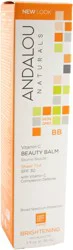 Andalou Naturals Beauty Balm, Sheer Tint, SPF 30, Brightening
