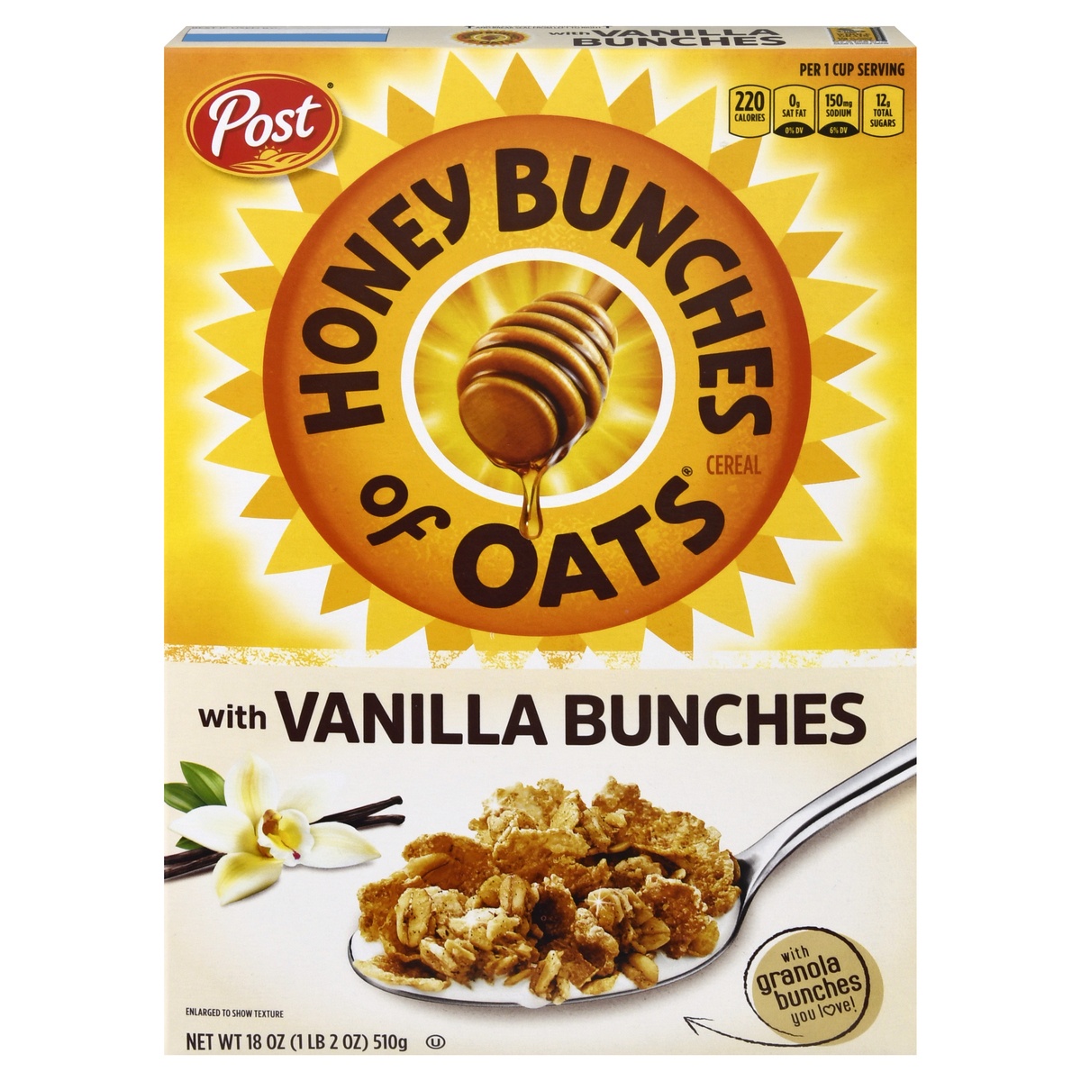 Honey Bunches of Oats with Vanilla Bunches 18 oz Shipt