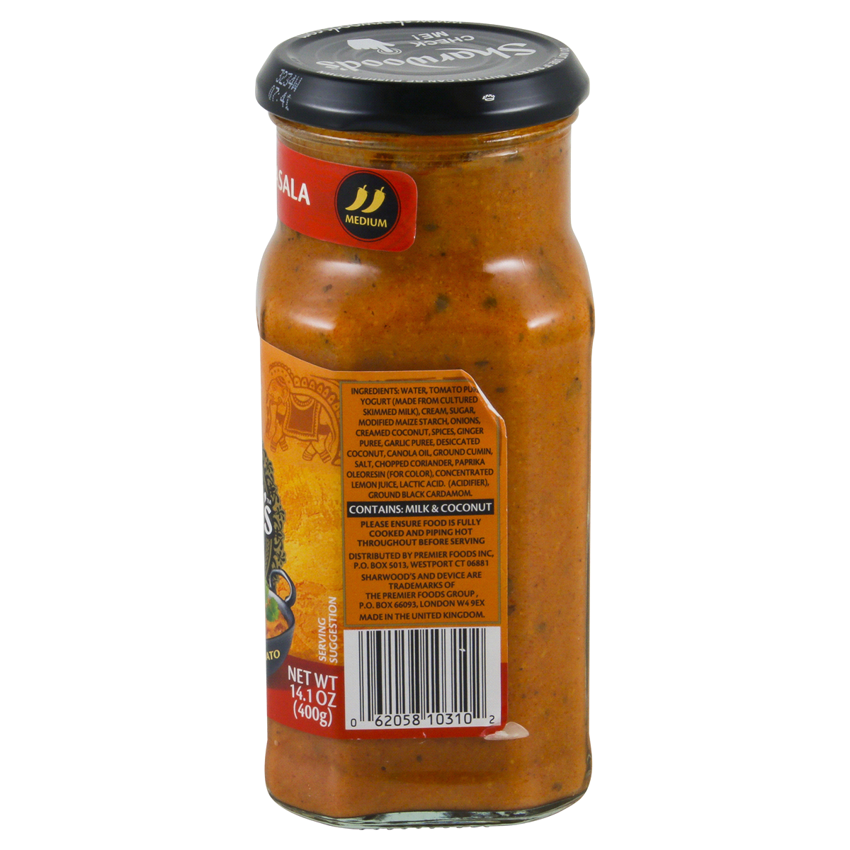 slide 3 of 4, Sharwood's Medium Tikka Masala Simmer Sauce 14.1 oz, 14.1 oz