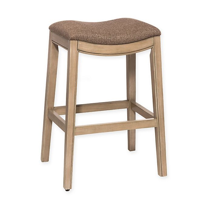 slide 1 of 3, Hillsdale Kenton Backless Bar Stool - Grey, 30 in