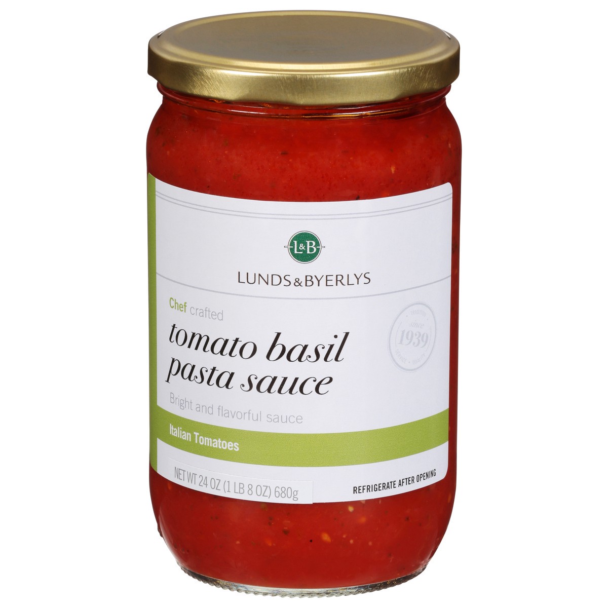 slide 1 of 9, Lunds & Byerlys Tomato Basil Pasta Sauce 24 oz, 24 oz