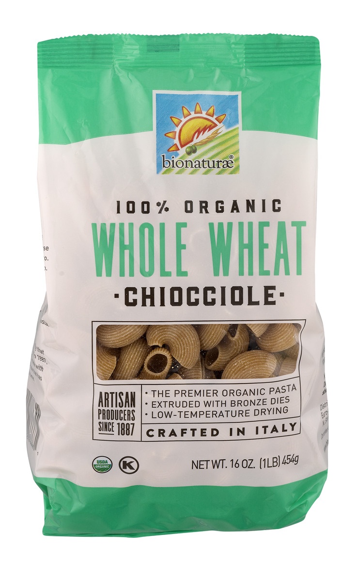 slide 1 of 1, bionaturae 100% Organic Whole Wheat Chiocciole, 16 oz