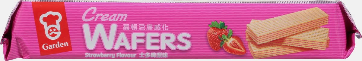 slide 4 of 9, Garden Strawberry Cream Wafer, 7 oz
