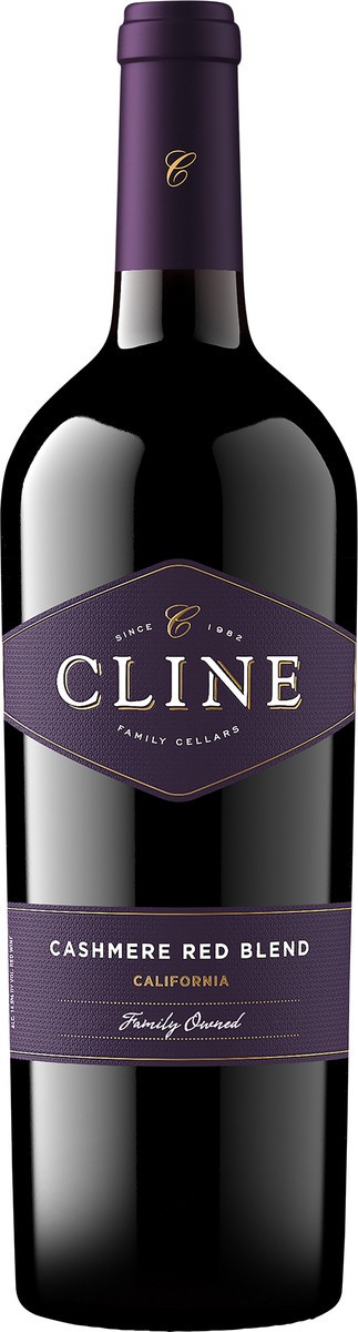 slide 5 of 6, Cline Cashmere Red, 750 ml