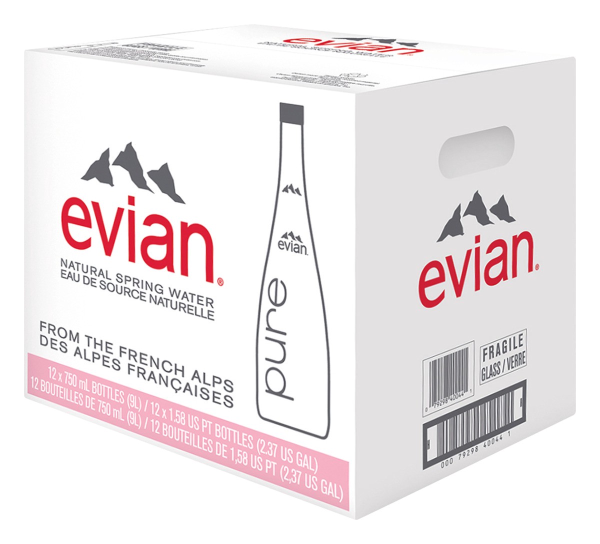 slide 2 of 2, Evian Water - 12 ct, 12 ct