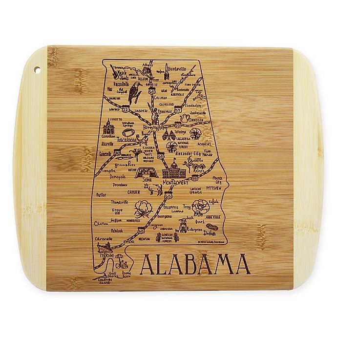 slide 1 of 1, Totally Bamboo Alabama Slice of Life Cutting Board, 1 ct