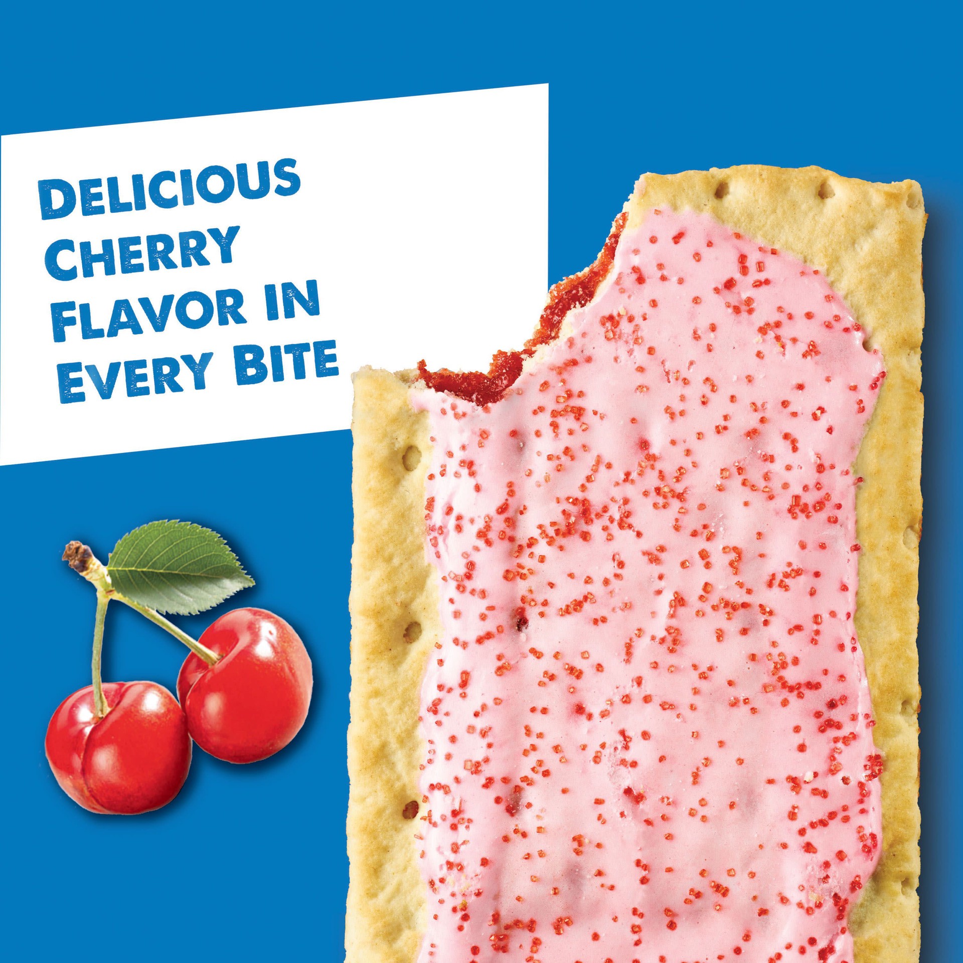 slide 4 of 5, Pop-Tarts Toaster Pastries, Breakfast Foods, Kids Snacks, Frosted Cherry, 13.5oz Box, 8 Pop-Tarts, 13.5 oz