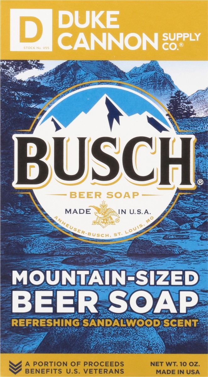 slide 6 of 9, Duke Cannon Sandalwood Soap Bar Bush Beer, 10 oz