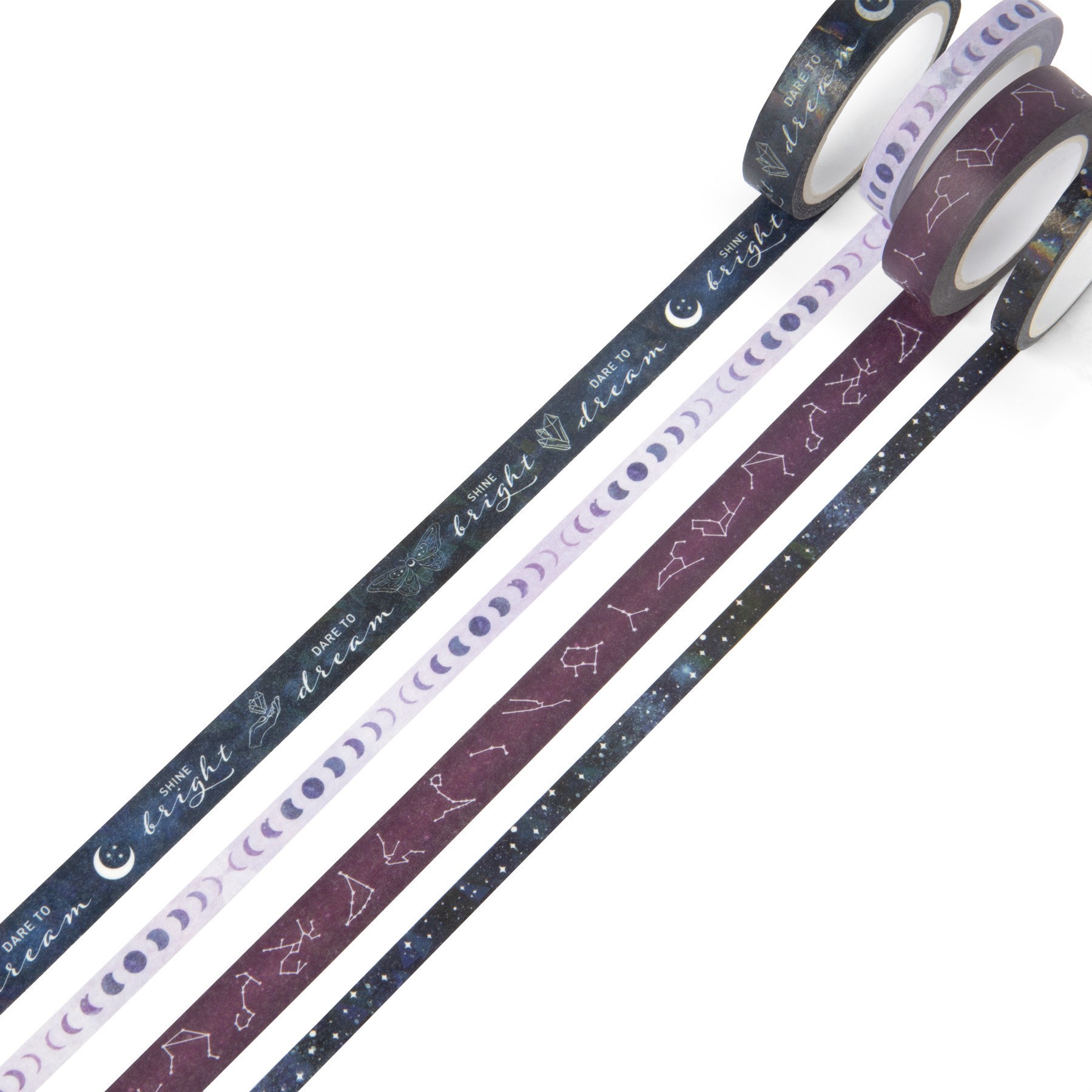 slide 3 of 4, Dark Rainbow Washi Tapes By Recollections, 10mm x 5 yd