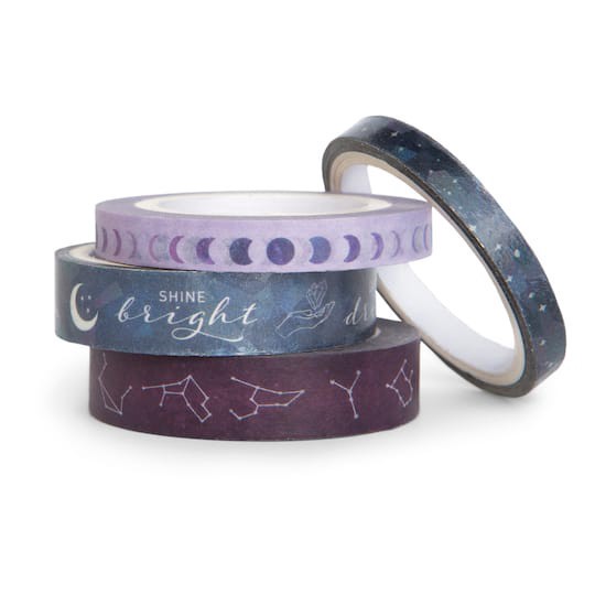 slide 1 of 4, Dark Rainbow Washi Tapes By Recollections, 10mm x 5 yd