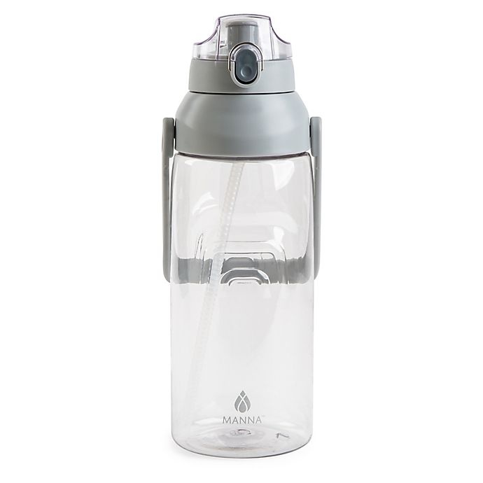 slide 1 of 2, Manna Organics Chugger Water Bottle - Grey, 68 oz