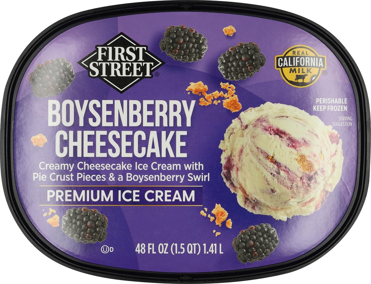 slide 5 of 13, Fs/Cr Boysenberry Cheesecake Ice Cream, 48 oz