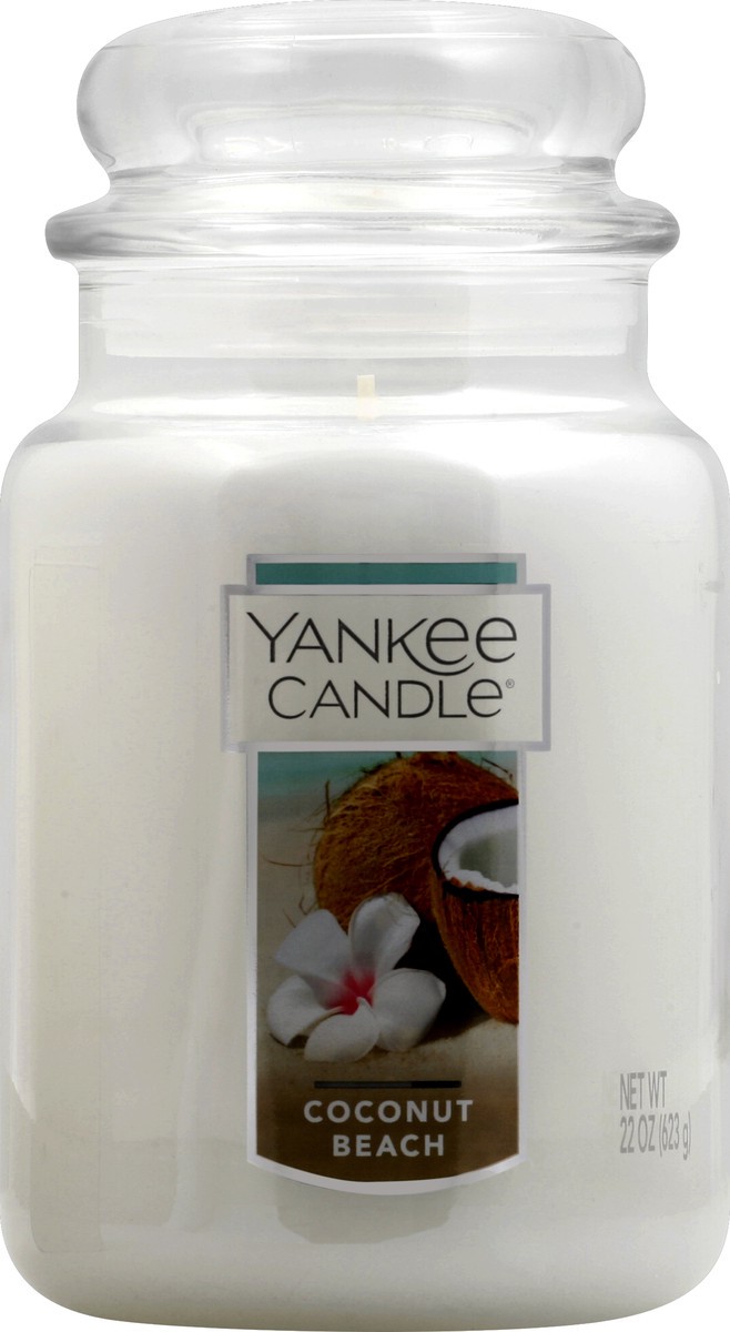 slide 4 of 6, Yankee Candle 'Coconut Beach' 22oz Original Large Jar - Yankee Candle, 22 oz