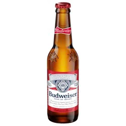 Budweiser Lager Beer 12 oz
