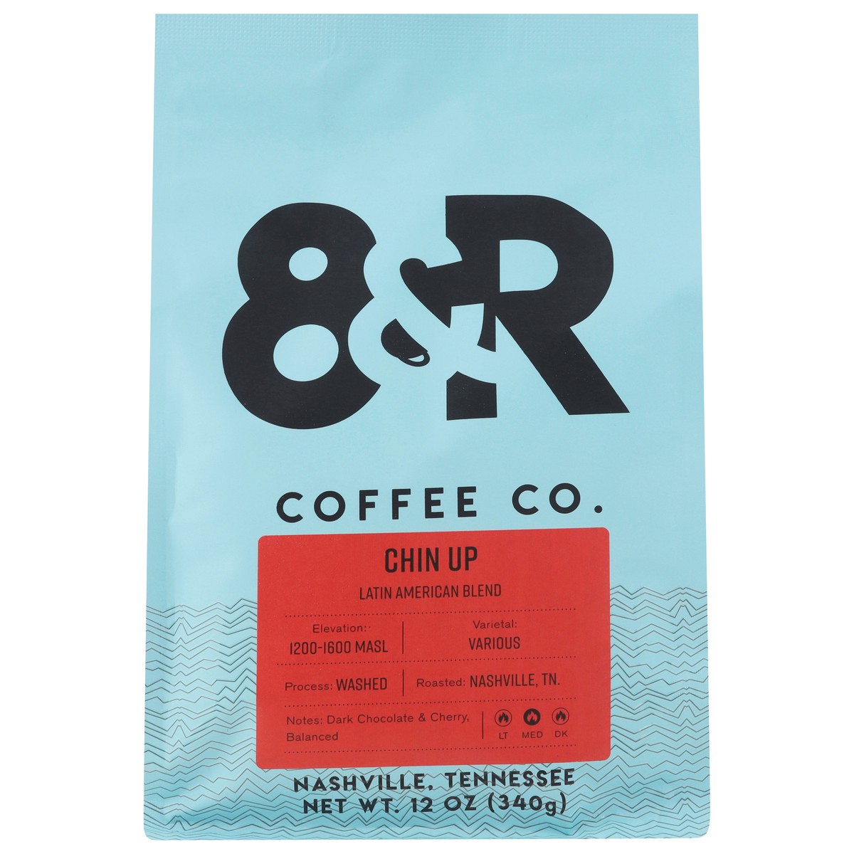 slide 1 of 10, 8&R Coffee Co. Med Chin Up Coffee 12 oz, 12 oz