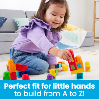slide 6 of 21, MEGA BLOKS ABC Building Bag, 1 ct