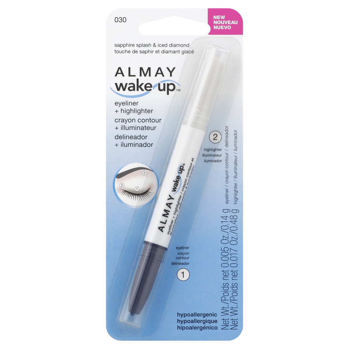 slide 3 of 3, Almay Eyeliner + Highlighter 1 ea, 1 ct