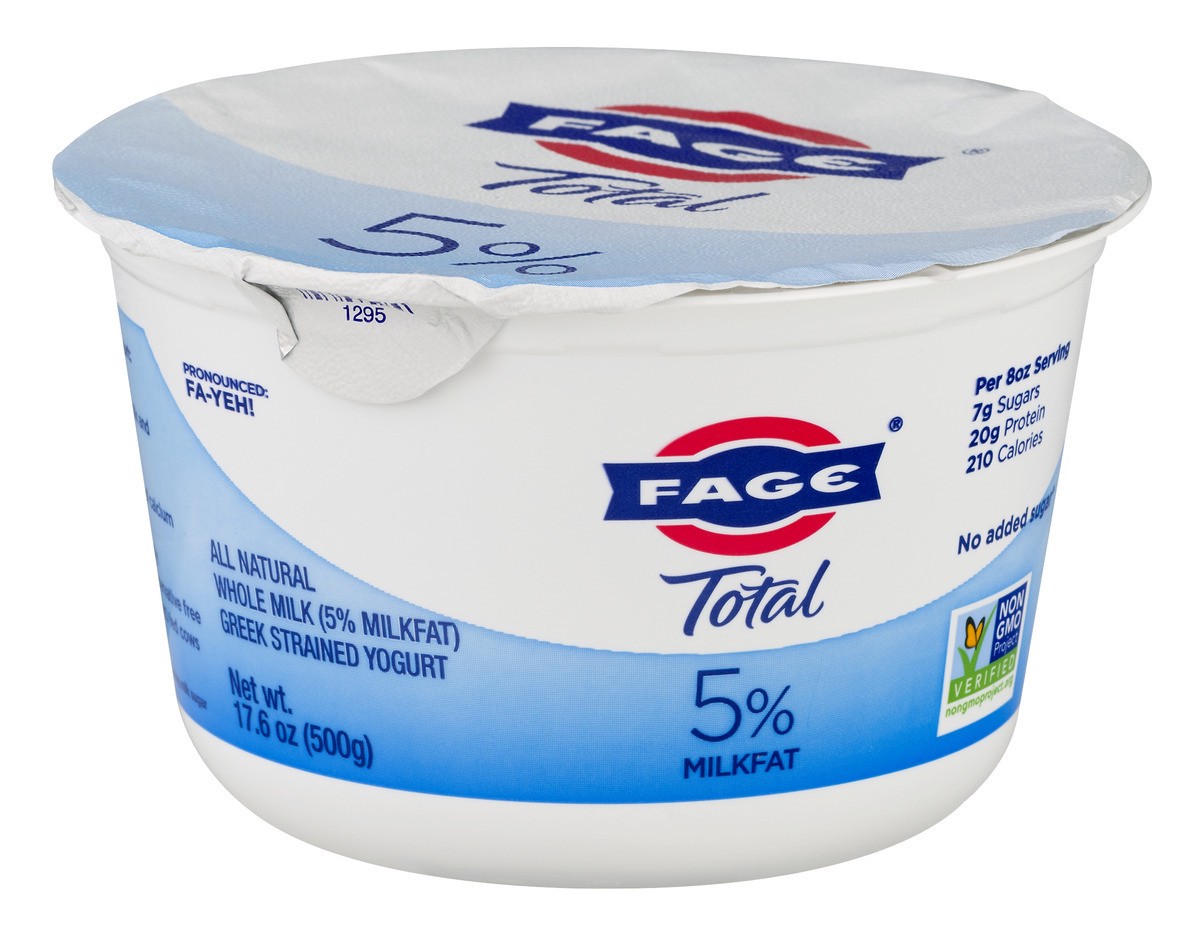 slide 10 of 11, Fage Total Strained Whole Milk Greek Yogurt 16 oz, 16 oz