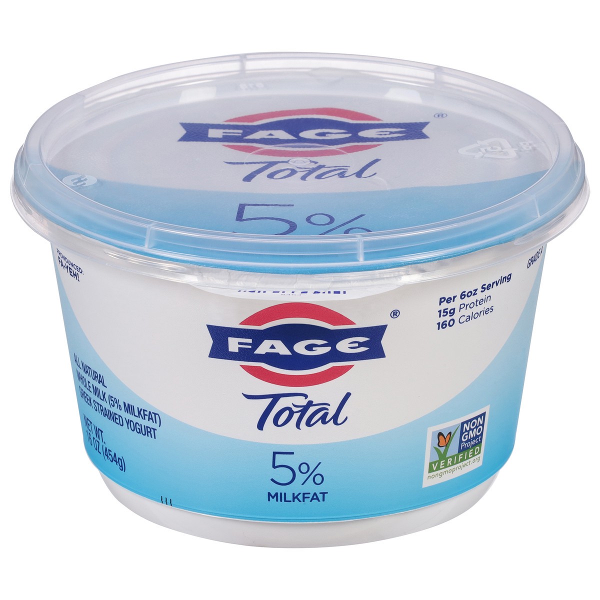 slide 1 of 11, Fage Total Strained Whole Milk Greek Yogurt 16 oz, 16 oz