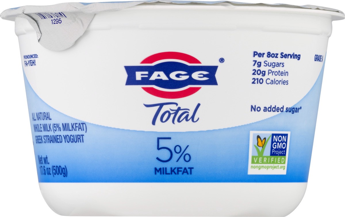 slide 7 of 11, Fage Total Strained Whole Milk Greek Yogurt 16 oz, 16 oz