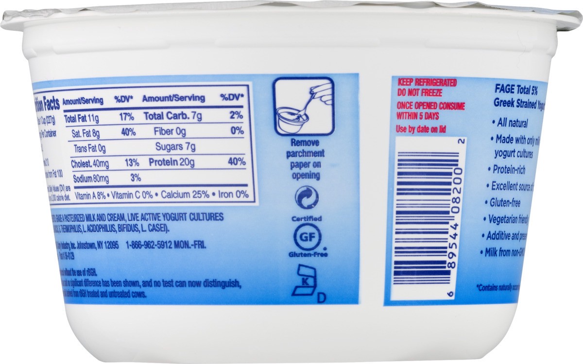 slide 3 of 11, Fage Total Strained Whole Milk Greek Yogurt 16 oz, 16 oz