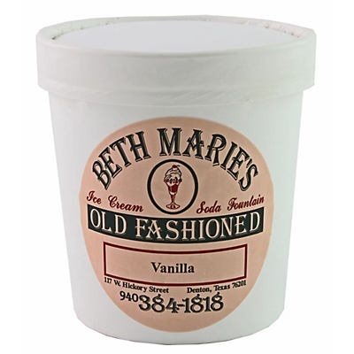 slide 1 of 1, Beth Marie's Old Fashioned Vanilla Ice Cream, 16 fl oz