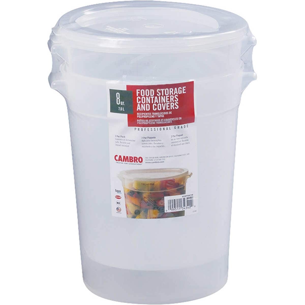 slide 1 of 1, Cambro Food Container, 2 ct