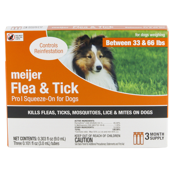 Meijer flea and 2024 tick for dogs