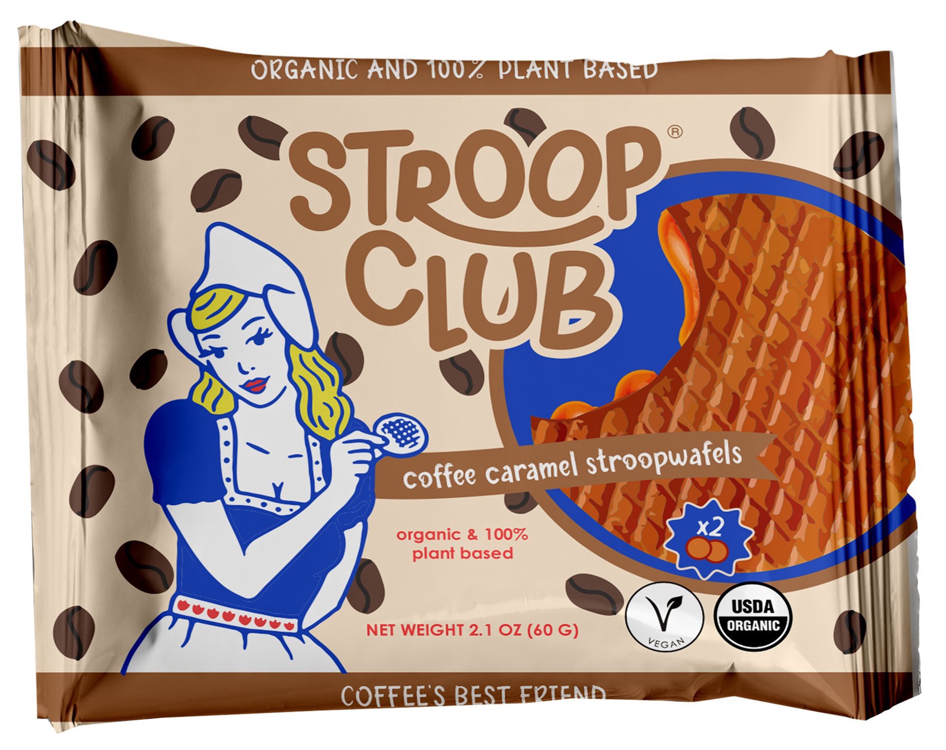 slide 1 of 1, Stroop Club Stroop Waffle, Coffee Org, 2.1 oz