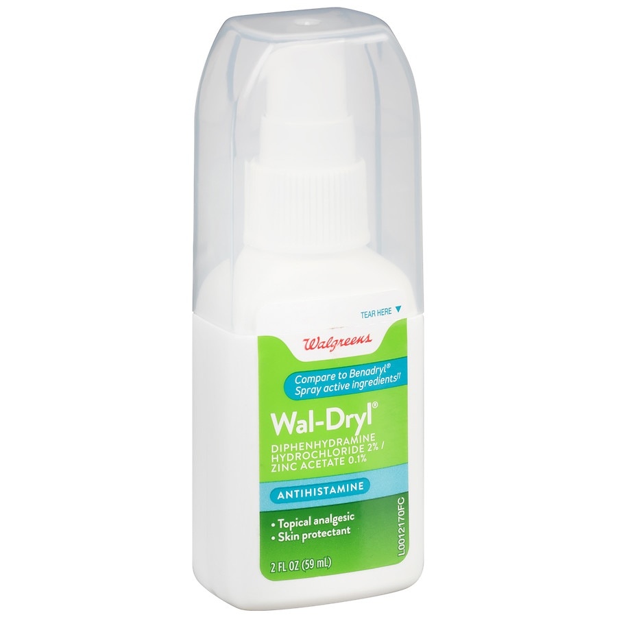 slide 1 of 1, Walgreens Wal-Dryl Antihistamine Spray, 2 fl oz