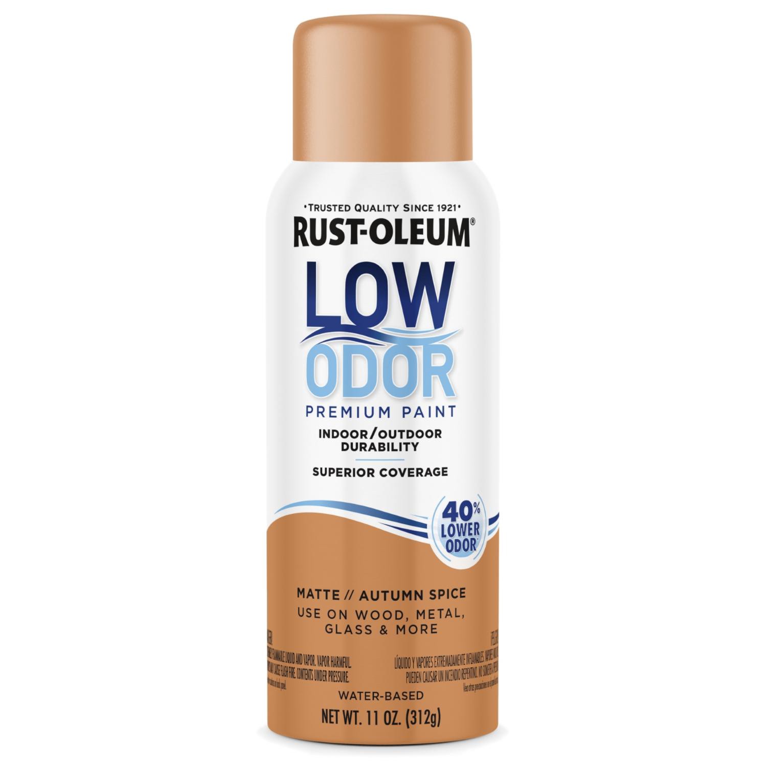 slide 1 of 2, Rustoleum Low Odor Matte Autumn Spice, 1 ct