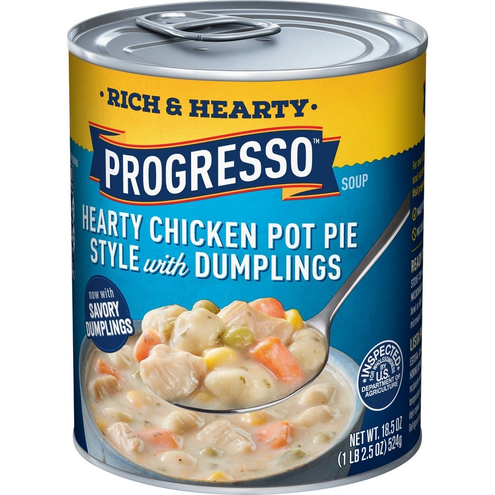 Progresso Soup, Rich & Hearty, Hearty Chicken Pot Pie Style Soup 18.5 ...
