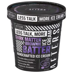 Afters Ice Cream Handcrafted Dark Matter Brownie Batter Ice Cream 16 fl oz