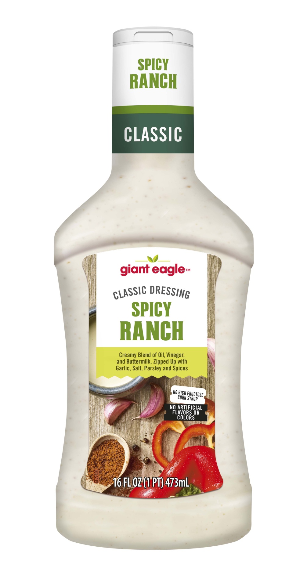 slide 1 of 1, Giant Eagle Spicy Ranch Salad Dressing, 16 oz