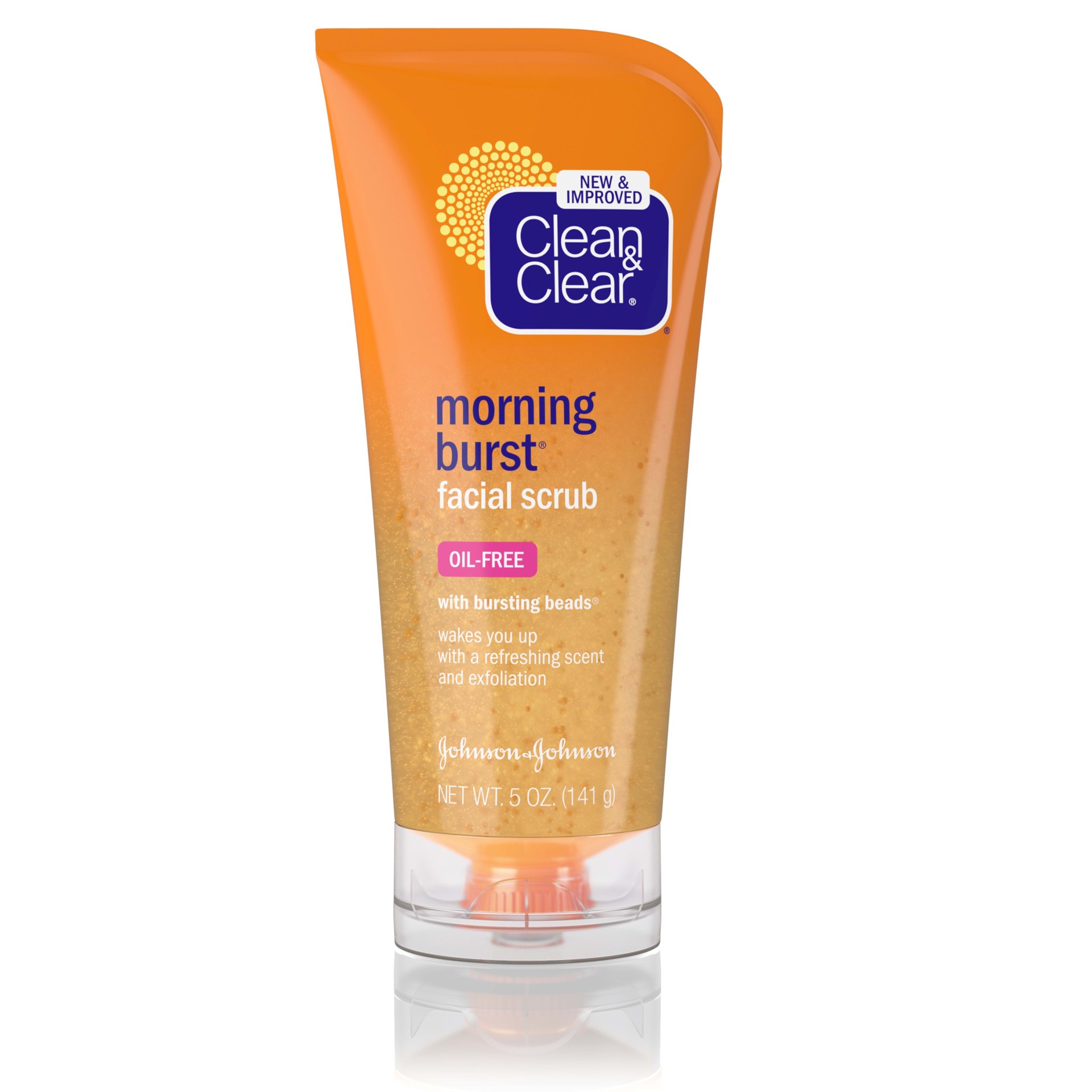 slide 1 of 6, Clean & Clear Oil-Free Morning Burst Facial Scrub, 5 fl oz
