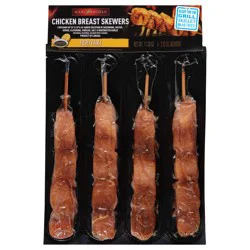 Marcangelo Teriyaki Chicken Breast Skewers 4 - 2.82 oz Skewers